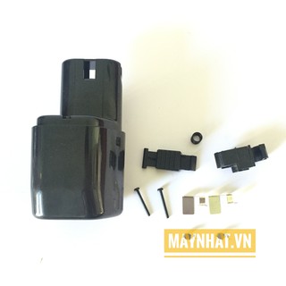 Maynhat.vn - Vỏ pin Hitachi 12V, xếp được 6 Cell 18650 ( 3s2p ) và mạch bảo vệ.