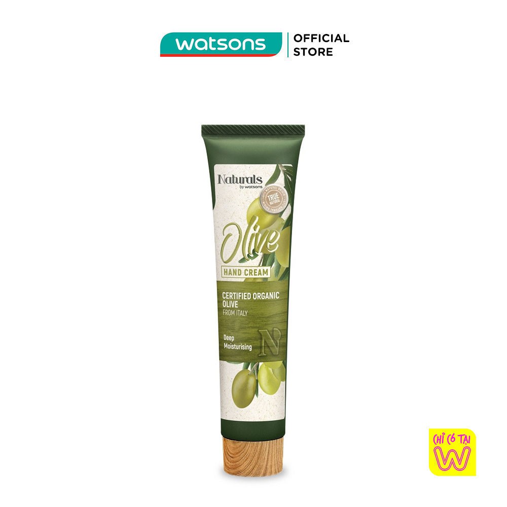 Kem Dưỡng Tay Naturals By Watsons True Natural Chiết Xuất Olive 30ml