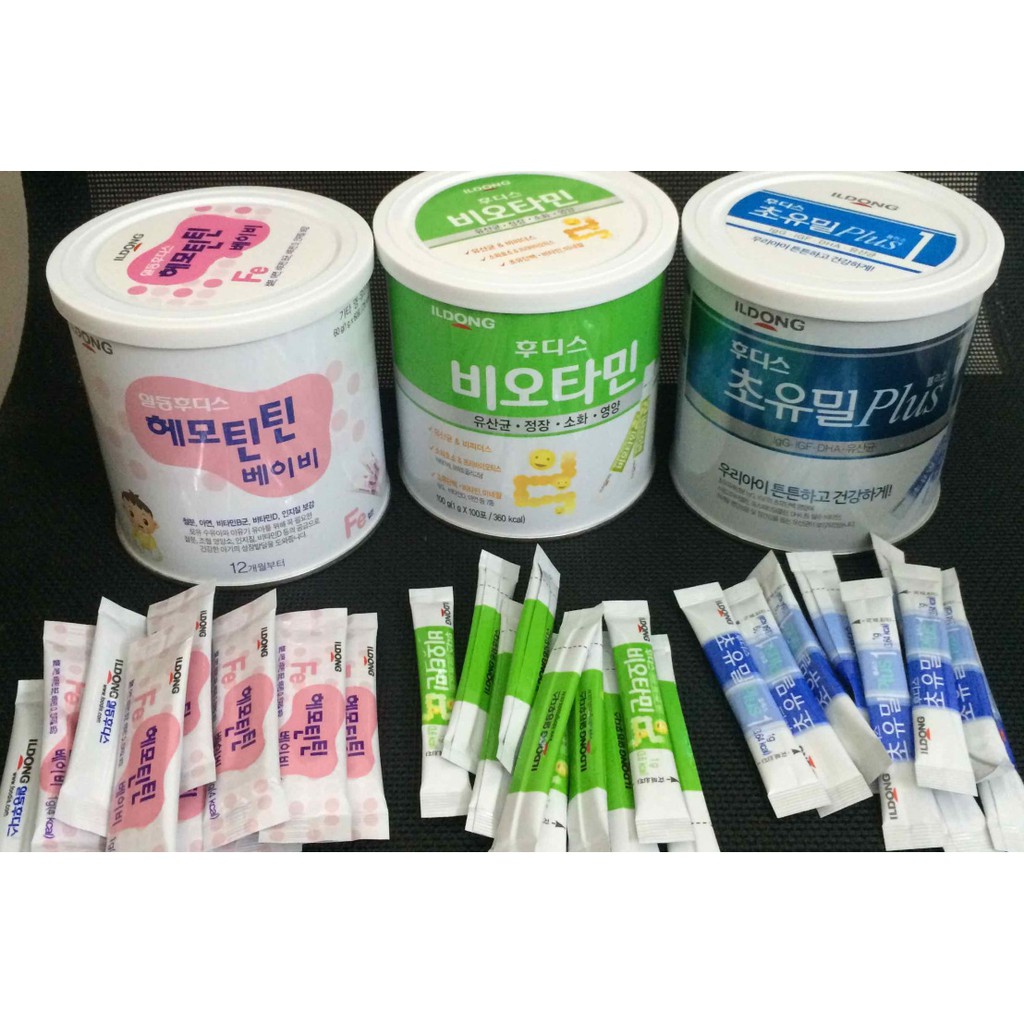 Men Vi Sinh ILDONG HÀN QUỐC, Hộp 100 Gói * 1g (Date 2020)