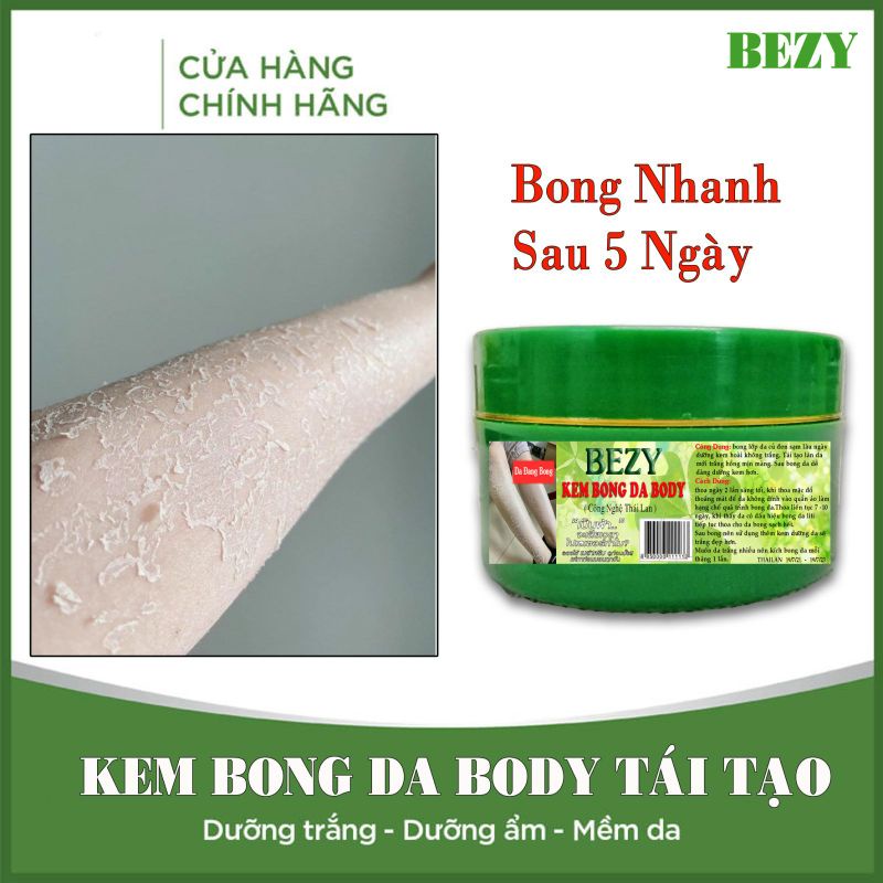Kem Bong Da Body Siêu Trắng Nhanh Sau 5 Ngày