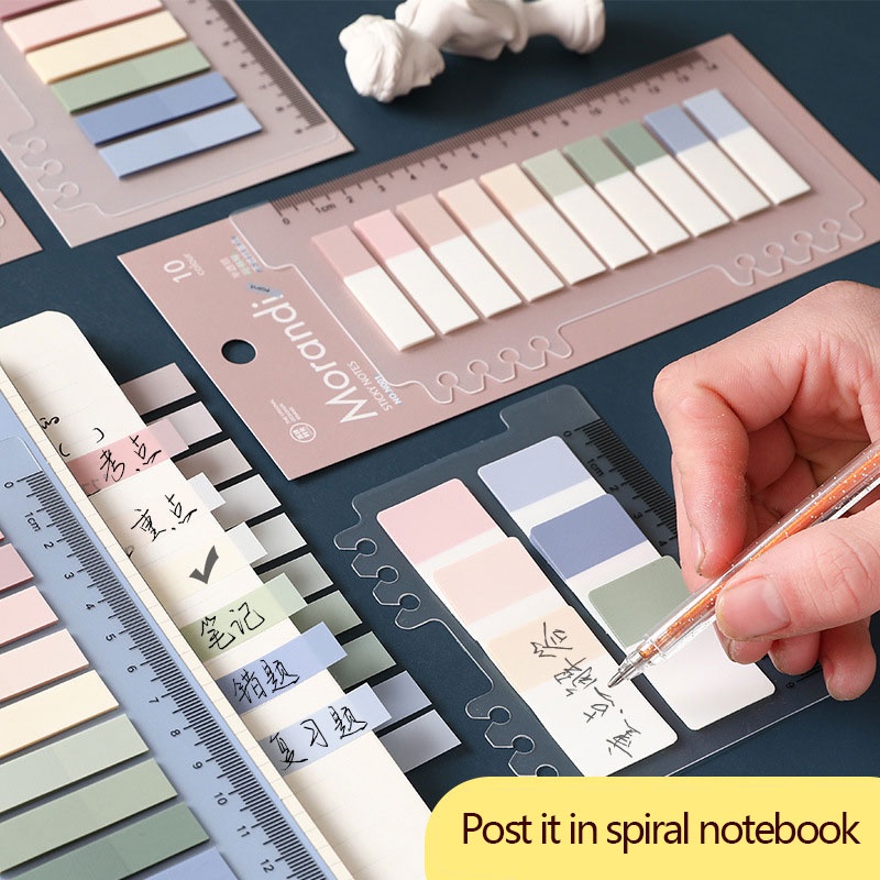 Giấy Dán Ghi Chú Đánh Dấu Trang Sách Tiện Dụng Cho Học Sinh / Văn Phòng