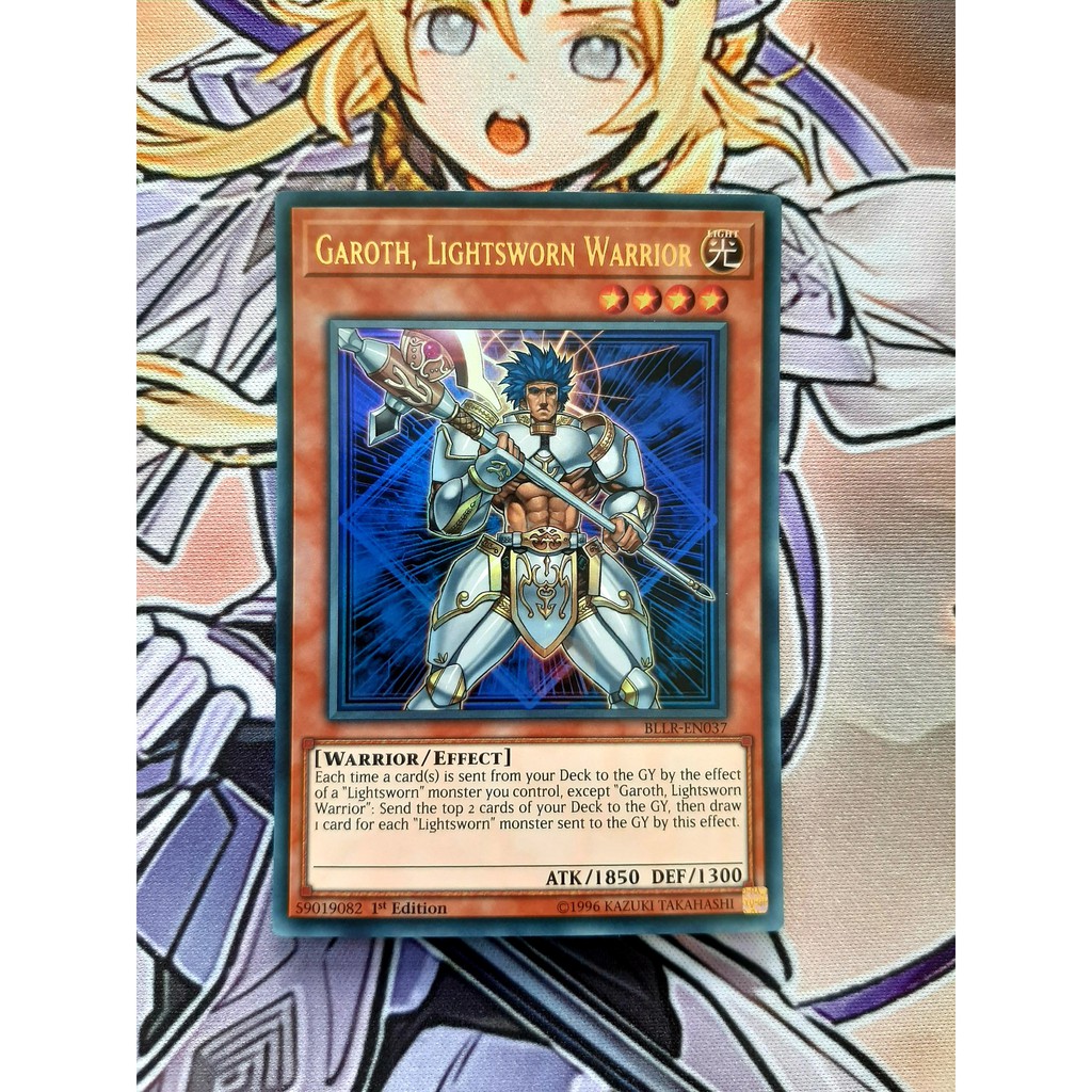 Thẻ Bài Mint90 Yugioh Monster Garoth, Lightsworn Warrior - Ultra