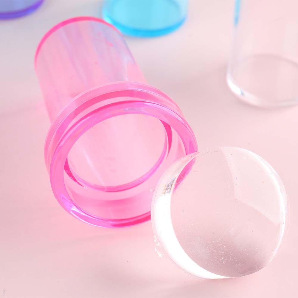 QQMALL Bộ Khuôn In Móng Tay Bằng Silicone Kèm Dụng Cụ Cạo Dành Cho Nữ