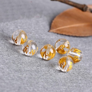 Hạt đá thạch anh trắng tự nhiên 4a mantra