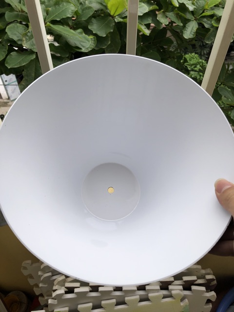 ĐÈN THẢ NÓN CHAO NHÔM ĐUI GỖ