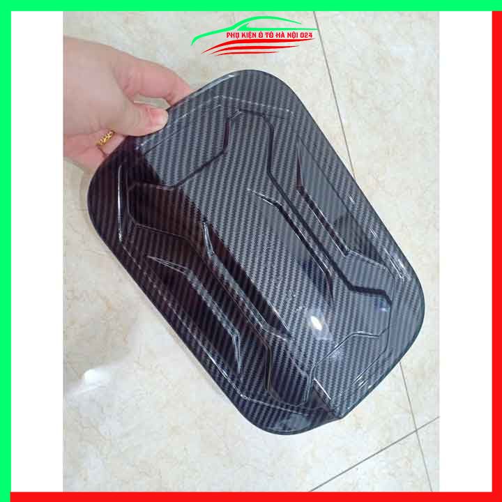 Ốp nắp xăng Vinfast Lux A 2.0 2020-2022 vân Cabon bảo vệ chống trầy trang trí ô tô