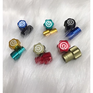 Van vòi nhôm phay logo màu cực đẹp [Giá 1 cặp]