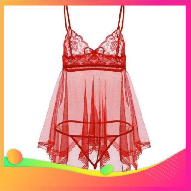 [ COSPLAY SEXY KATA - HÀNG CAO CẤP ] Váy ngủ sexy gợi cảm trong suốt (tặng quần chíp) | BigBuy360 - bigbuy360.vn