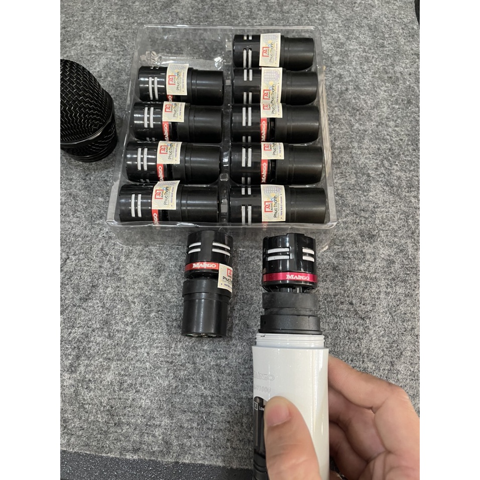 Đầu mic Maingo W1000 hàng chính hãng nhập khẩu duy nhất tại Việt Nam, có Tem Phúc Thanh tránh mua phải hàng nhái.