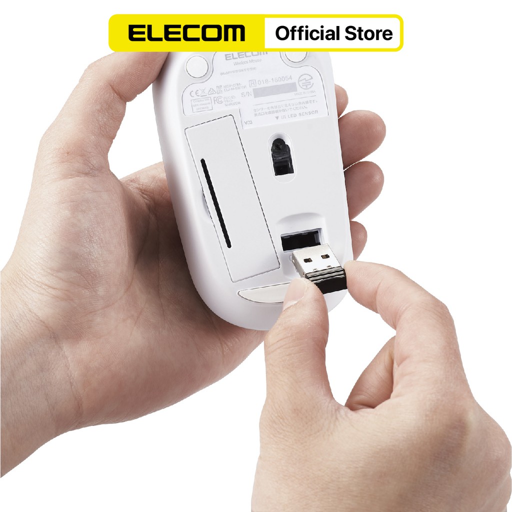 Chuột không dây yên tĩnh dễ thương ELECOM M-IR07DRS chính hãng - Bảo hành 12 tháng