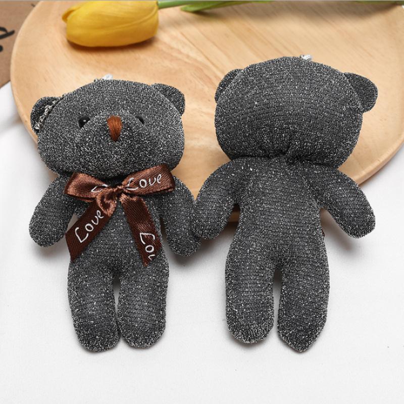 Gấu nhồi bông mini dễ thương phù hợp làm quà cho bé