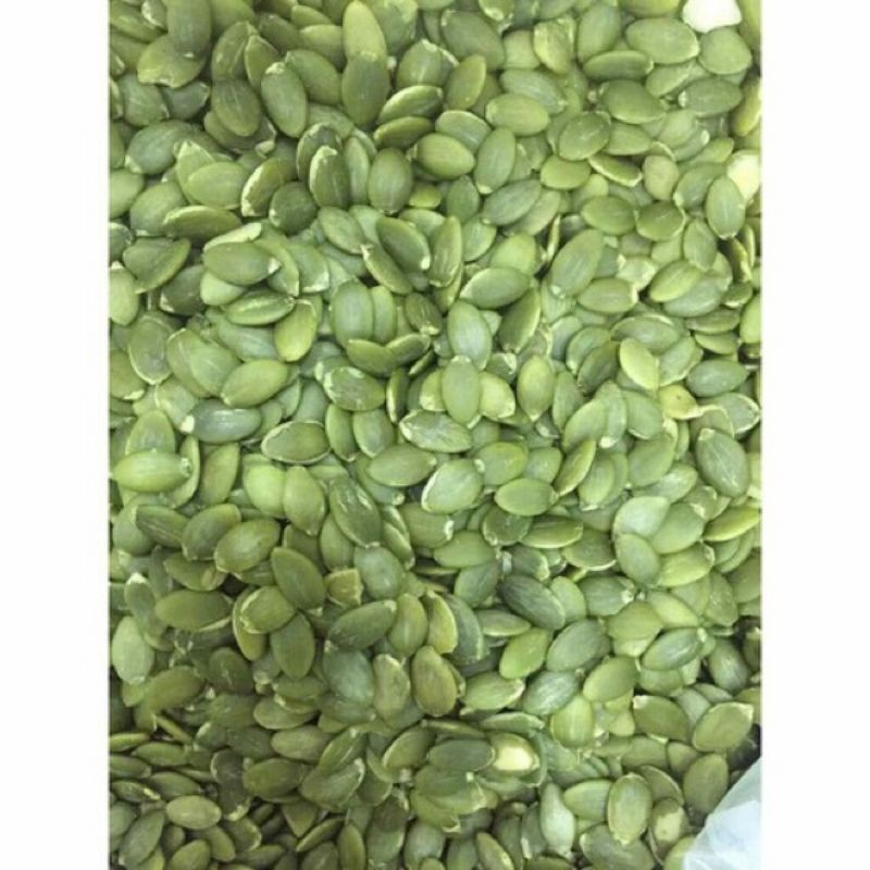 Hạt bí tách vỏ rang sẵn hộp 500g làm bánh, sữa hạt
