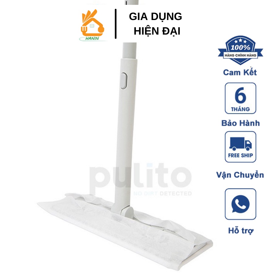 Cây lau nhà thông minh xoay 360 độ siêu sạch -  Cây lau sàn gỗ sử dụng giấy tĩnh điện hút chân không sử dụng một lần