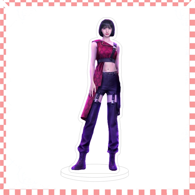 Phụ Kiện Trang Trí Bàn Đứng Hình LISA Nhóm BLACKPINK