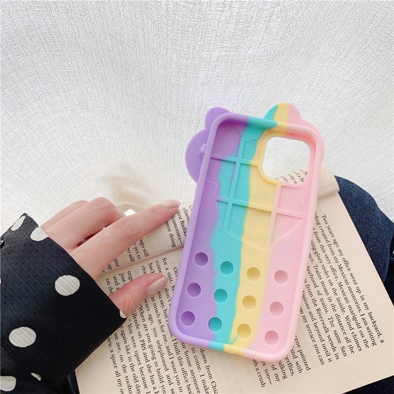 Minnie 3D Soft Silicone Shockproof Soft Case for iPhone 12 Pro Max iP11 X Xr 6 7 8 Plus Xs Max | BigBuy360 - bigbuy360.vn