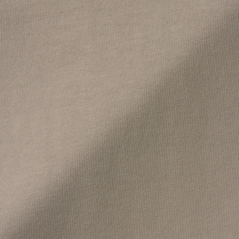 Muji Áo Thun Vải Jersey Sợi Dày Cổ Tròn