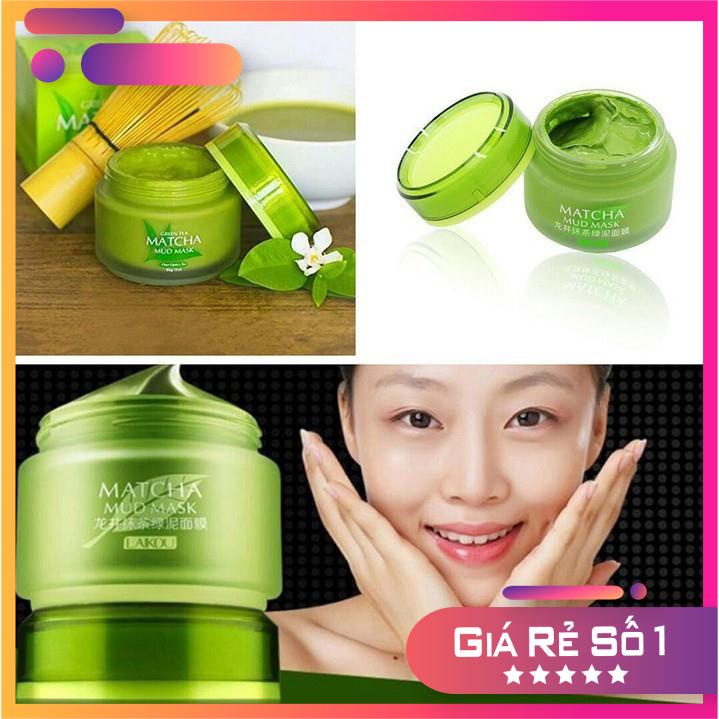 Hủ  Mặt nạ trà xanh Matcha Laikou 85g
