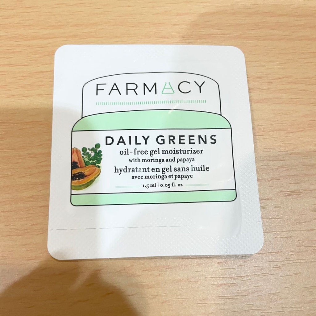 Gel dưỡng ẩm Farmacy Daily Greens Oil-Free Gel Moisturizer - 1,5ml [Bill SEPHORA]