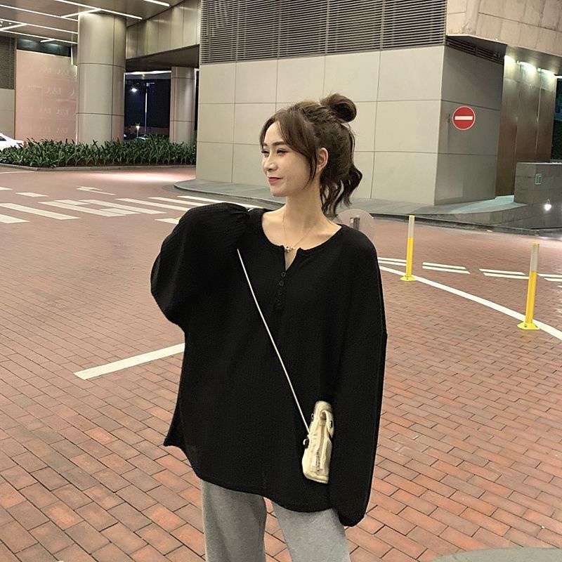 J119 - Áo dài tay đen