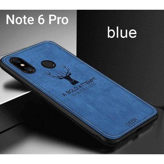 [ Thanh lý ] Ốp Xiaomi Redmi Note 6 Pro vải Jean Deer Case