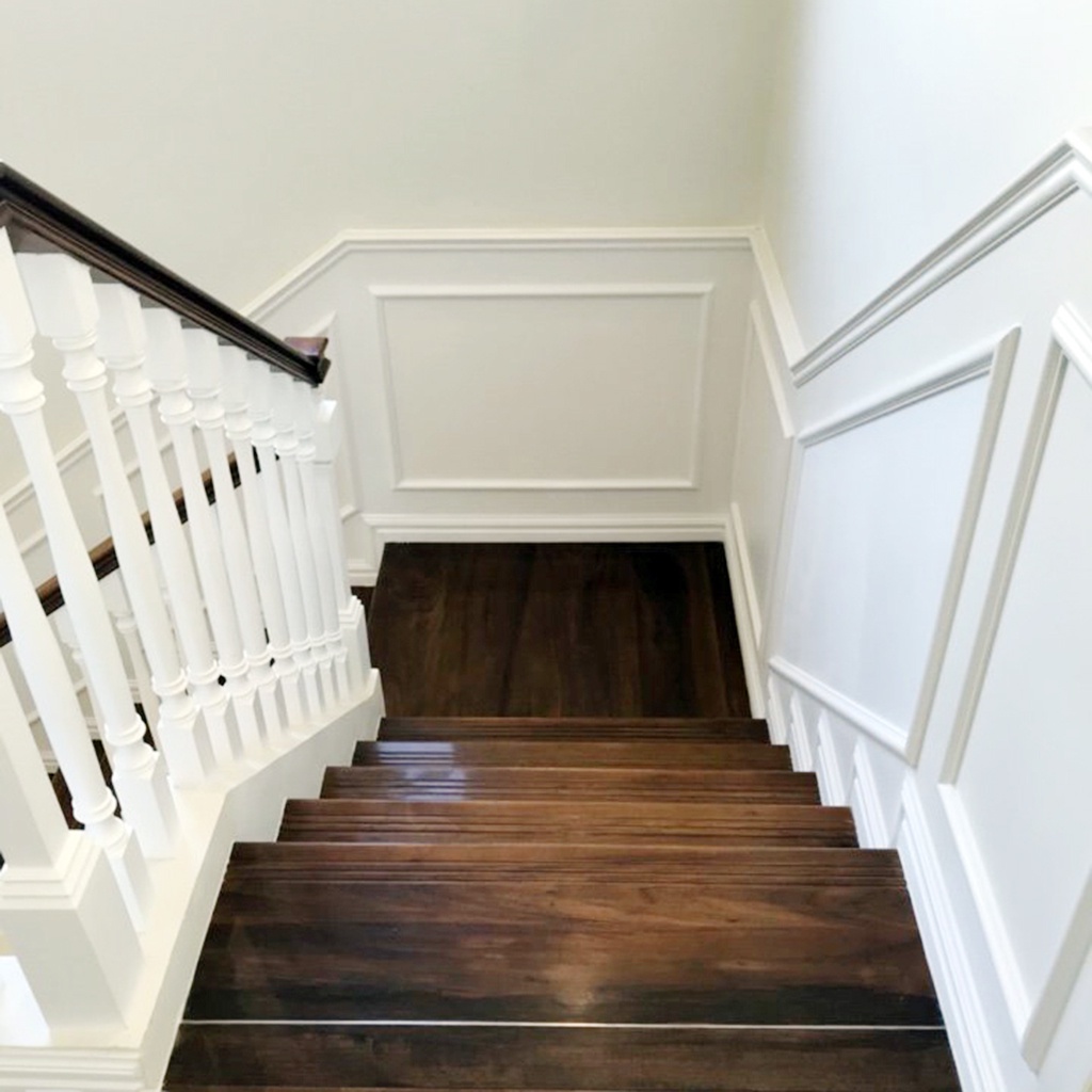 Phào chỉ nhựa ps, chỉ lưng 6cm trắng