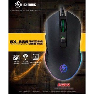 CHUỘT LIGHTNING GX686 - LED RGB