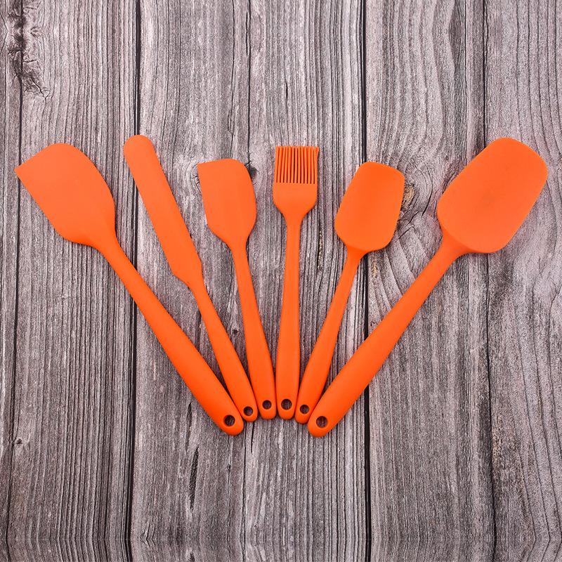 Set 6 Muỗng Silicon Phết Kem Làm Bánh