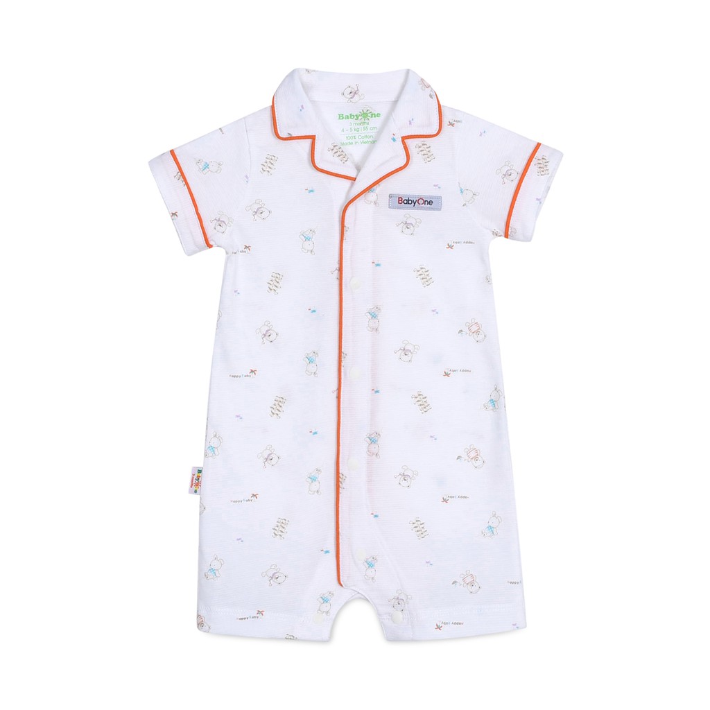 Bộ liền quần pyjamas bé trai 1341- BabyOne