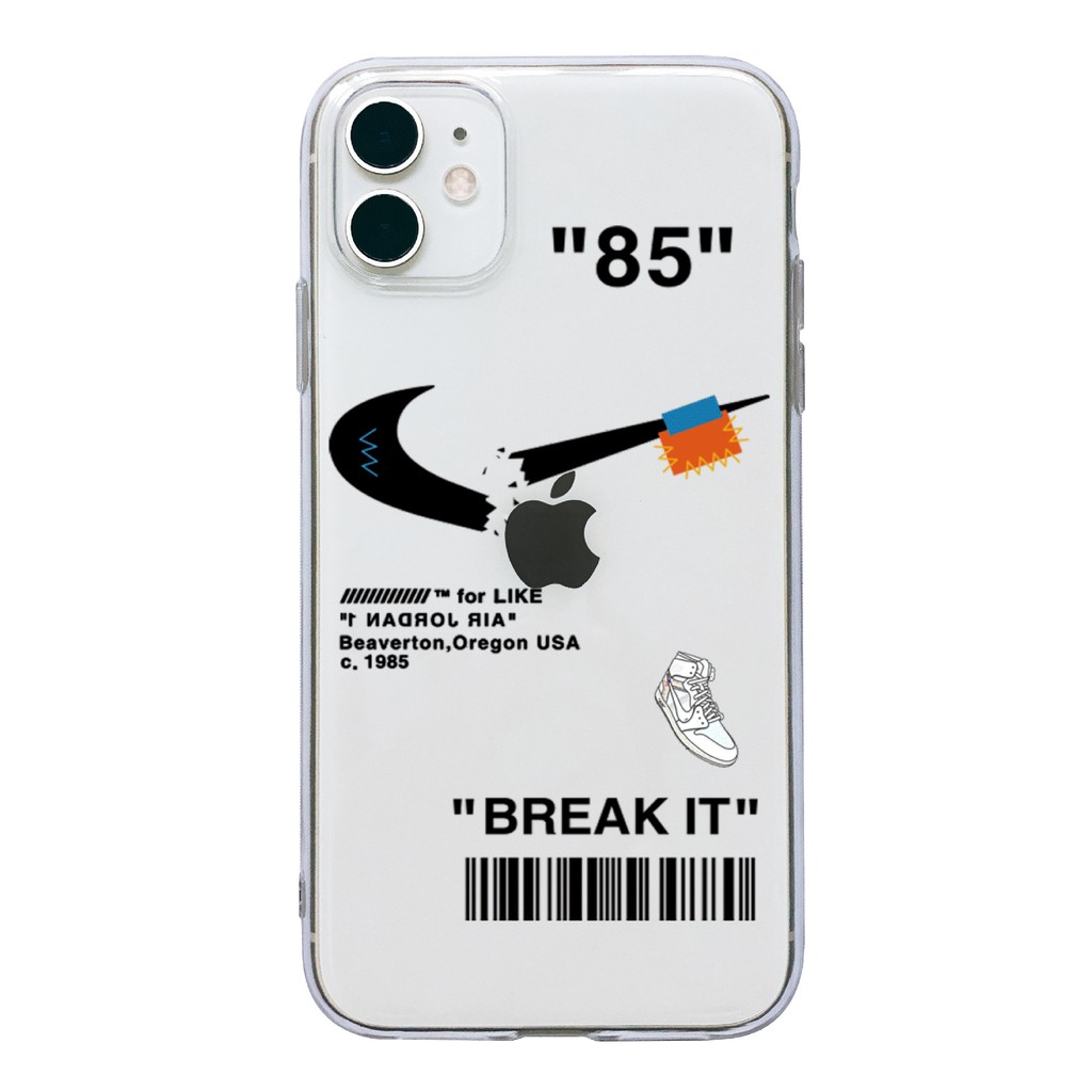 Ốp iphone - Ốp lưng silicon thể thao 85 Break It