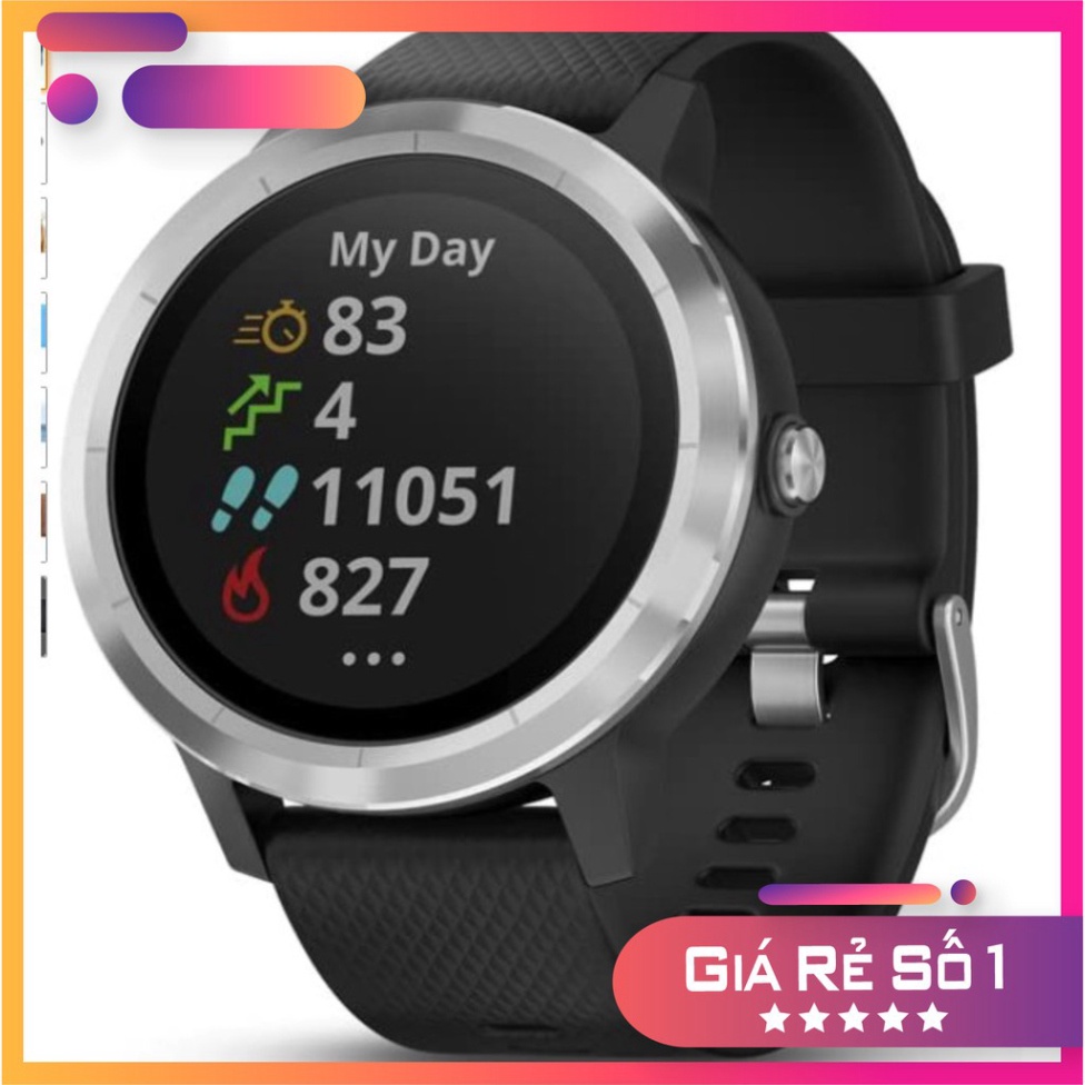 Đồng hồ đeo tay thông minh Garmin Vivoactive 3 chống nước theo dõi sức khỏe tập luyện thể thao - Hàng Mỹ Giá Cao