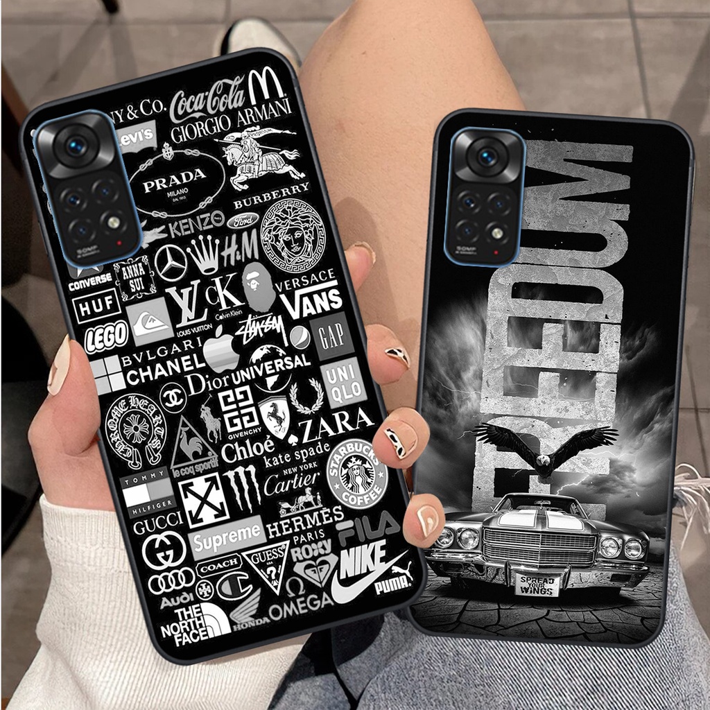 Ốp Xiaomi Redmi Note 11 4G / Note 11S / Note 11 Pro 5G / Note 11s 5G in hình thương hiệu sang trọng cá tính siêu bền