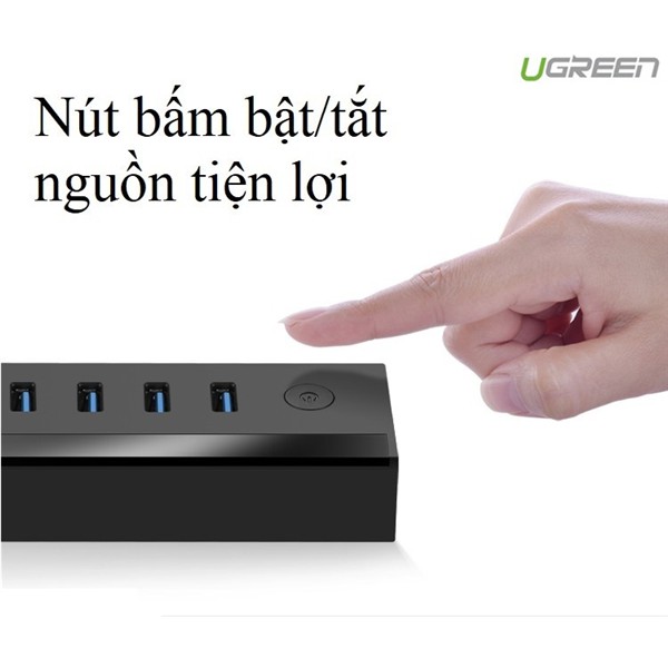 Bộ chia USB 3.0 ra 7 cổng - Hub USB 3.0 Ugreen 30845