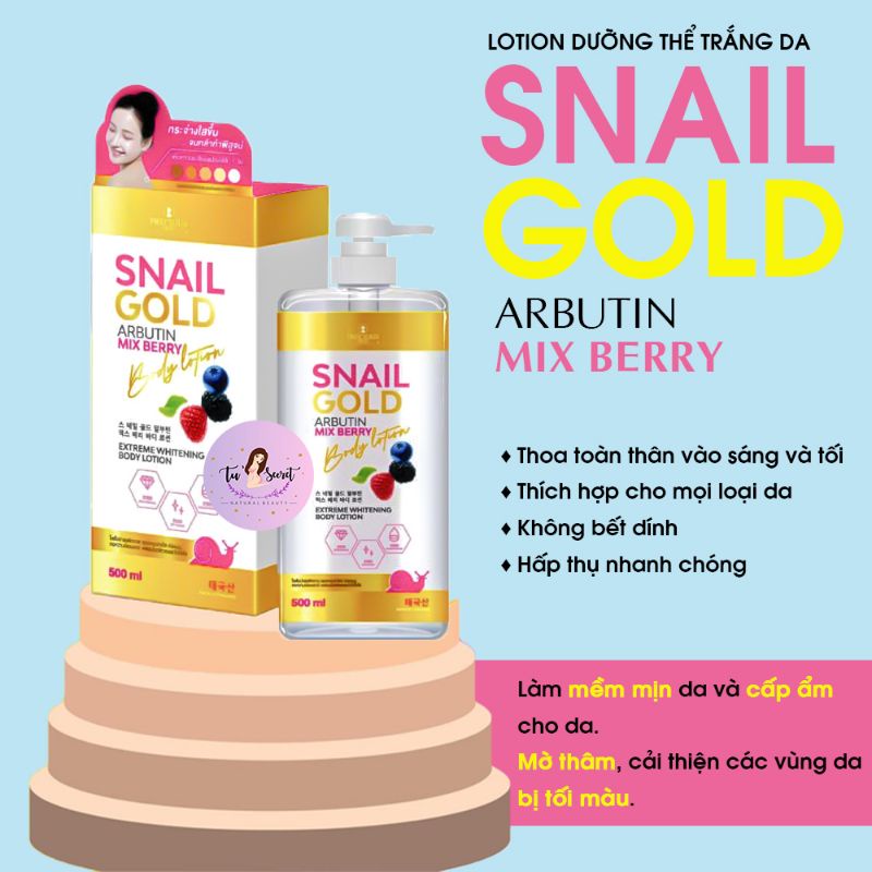 DƯỠNG THỂ TRẮNG DA SNAIL GOLD 🐌💛
