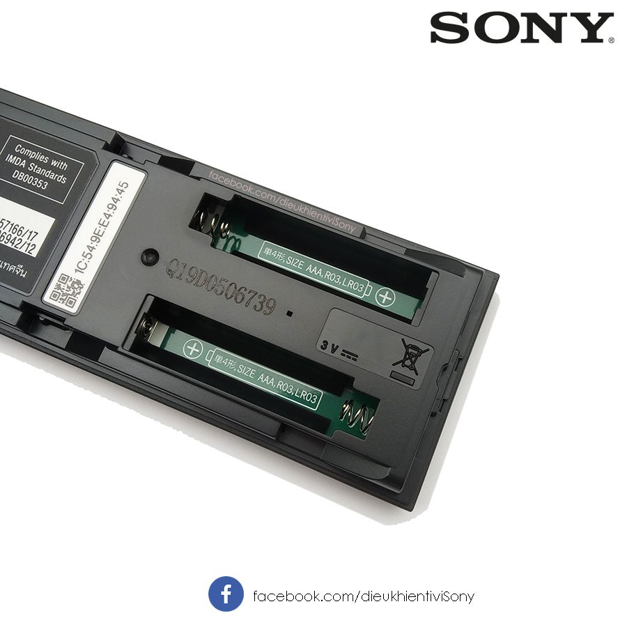Điều khiển tivi Sony giọng nói TX310P ,  TX300A  , TX200P , TX200 , hàng chính hãng - tặng kèm pin