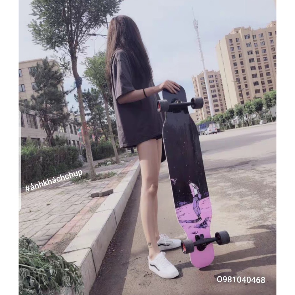 [BIG SALE] SẴN Ván trượt LONGBOARD cao cấp Dancing 110x25cm