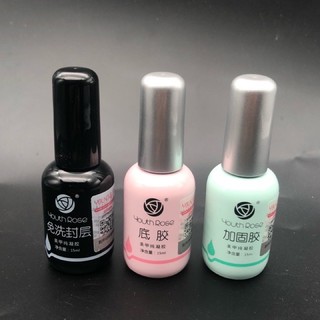 Sơn gel top cứng móng base hoa hồng