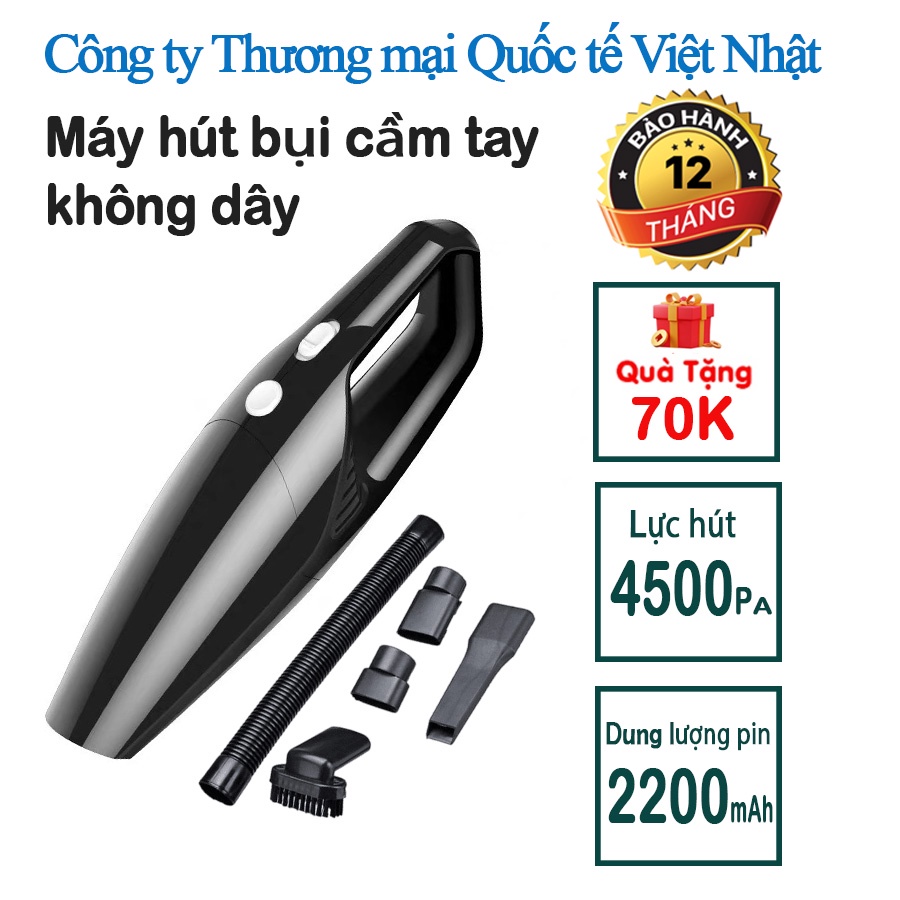 Máy hút bụi cầm tay không dây mini hút bụi ô tô lông mèo giường nệm X2001CS