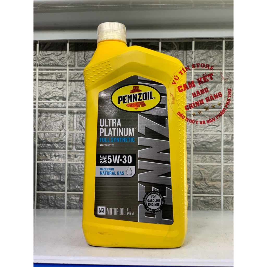 Dầu động cơ tổng hợp toàn phần Pennzoil Ultra Platinum 5W-30