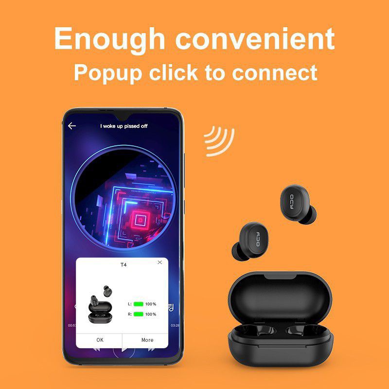 [Mã ELMS4 giảm 7% đơn 500K] Tai nghe QCY M10 TWS Bluetooth 5.0 chơi game không dây dạng đôi có Mic giảm