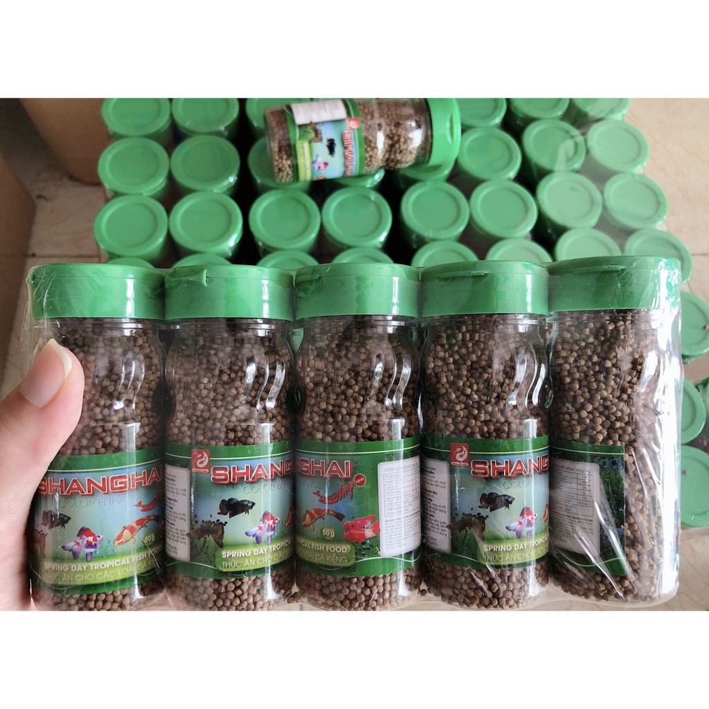 Lọ 150gr - Cám cá,Cám cho các cảnh,cám cá cảnh.Thức ăn cho cá cảnh Shanghai chính hãng