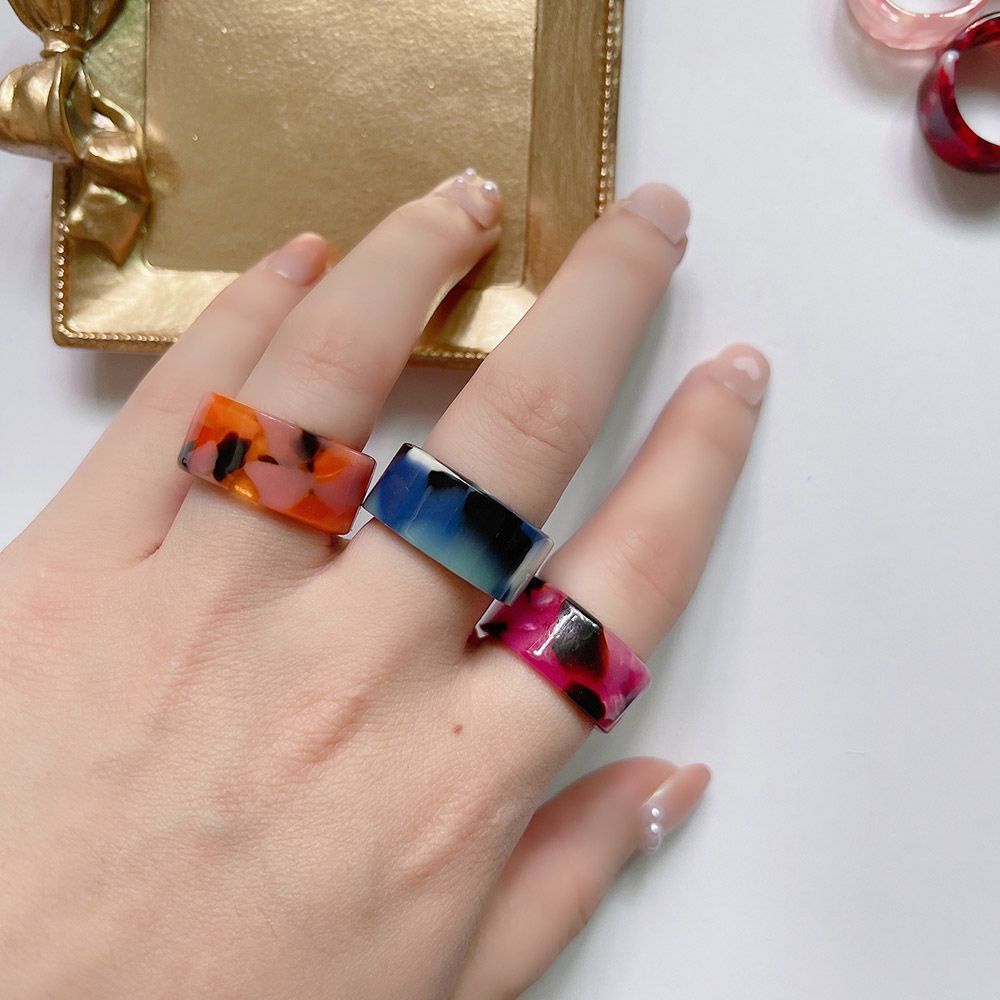 Set 1 / 5 Nhẫn Đeo Tay Phong Cách Retro Thời Trang Cho Nam Nữ