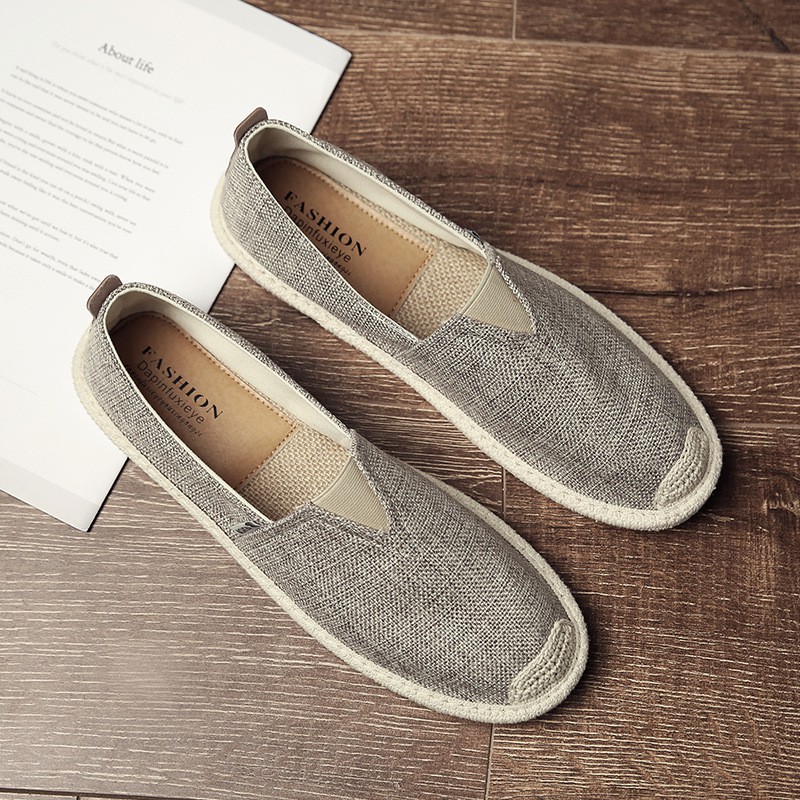 Giày lười vải nam thời trang Zappos GLV01 - Trắng, form nhỏ đặt lớn hơn 1 size | BigBuy360 - bigbuy360.vn