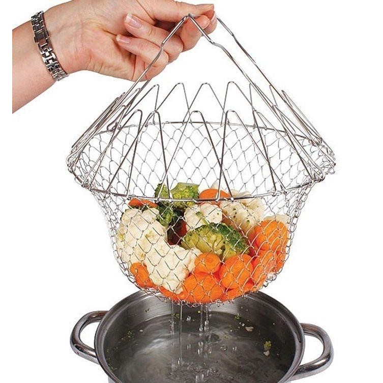 Rổ Thông Minh Chiên, Nhúng, Luộc Đa Năng Chef Basket Đa Năng