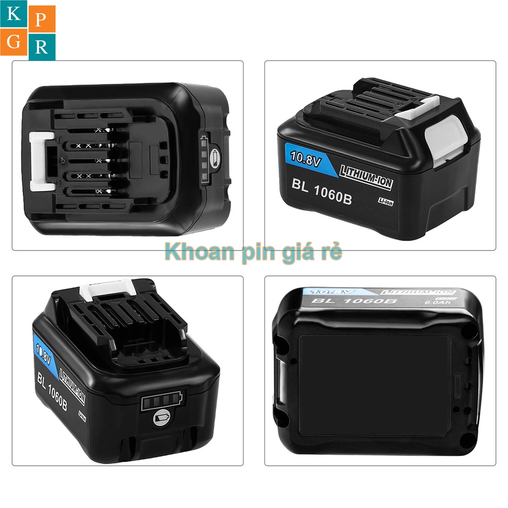 KPGR Pin makita 12V max Li-ion nhận sạc zin