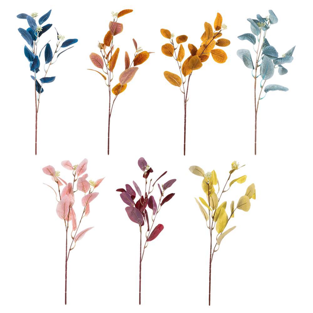 KUNHEV Cành Hoa Khuynh Diệp Nhân Tạo Trang Trí Tiệc|Lá Cây Giả Trang Trí Chụp Ảnh