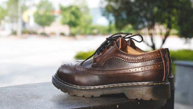 Giày da bò nữ Vintage cao cấp