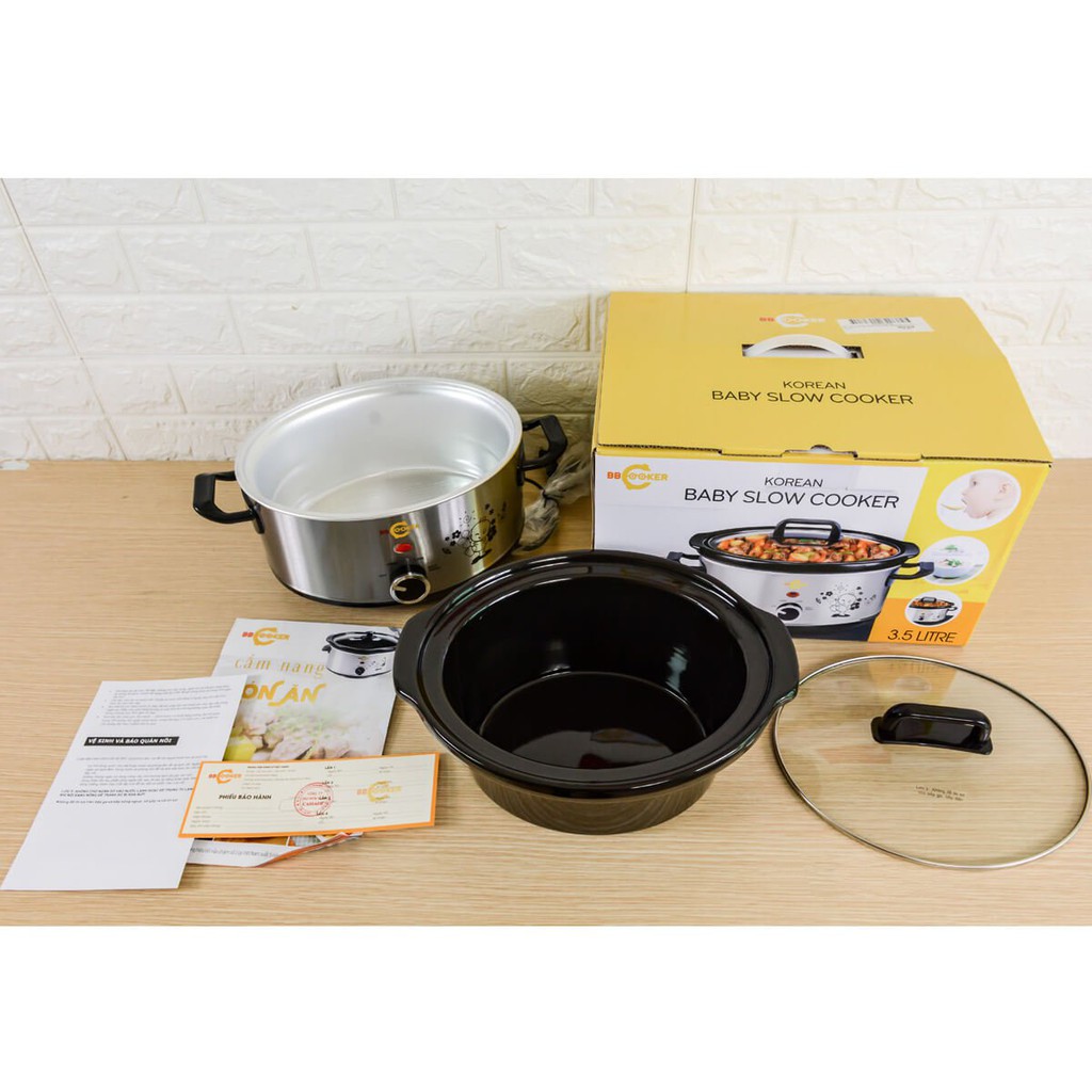 Nồi nấu cháo chậm đa năng BBcooker dung tích 3.5 lít