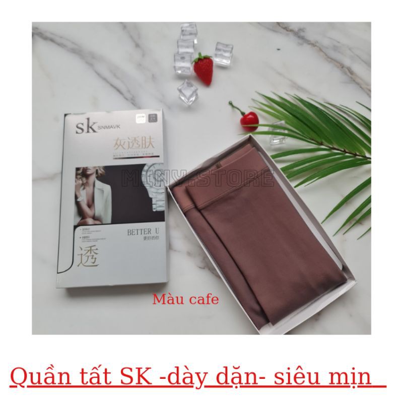 Quần tất lót nỉ co giãn, siêu ấm áp, đánh lừa thị giác SK cao cấp