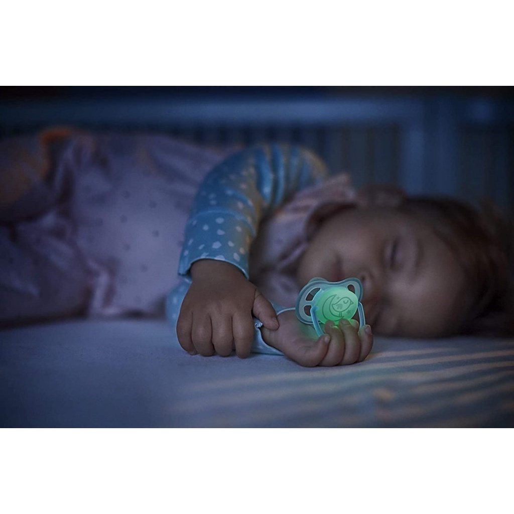 Set 2 ti giả cho bé Philips Avent Air Night 0-6M phát sáng trong đêm - Monnie Kids