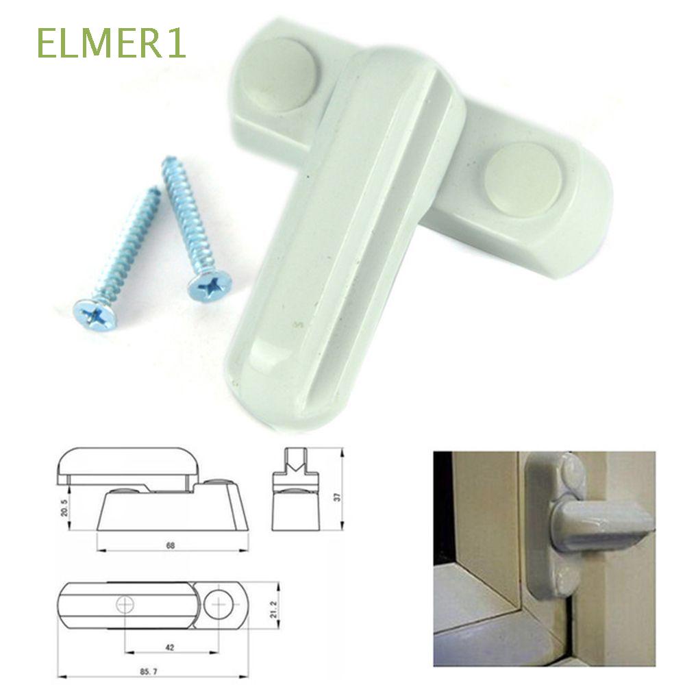 Chốt Khóa Cửa Sổ Elmer1 Hình Chữ T Bằng Nhựa Và Thép Chống Trộm Nhiều Màu